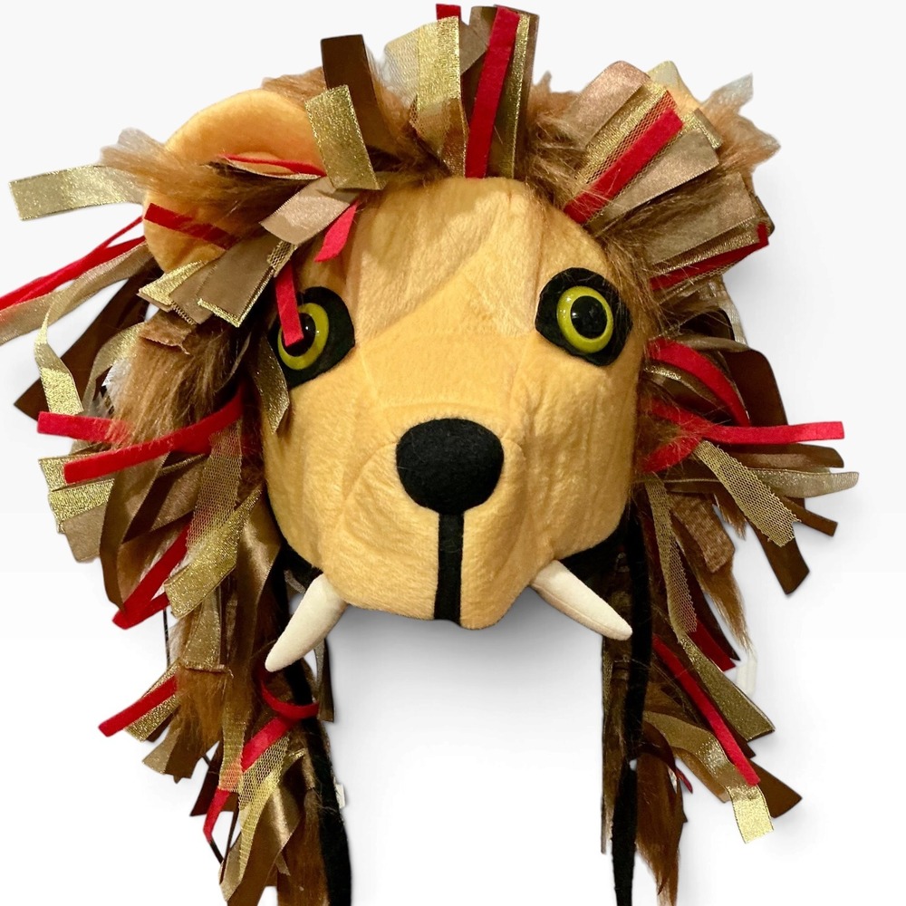 Harry Potter Luna Lovegood Lion Hat Elope Gryffindor Cosplay Halloween Costume